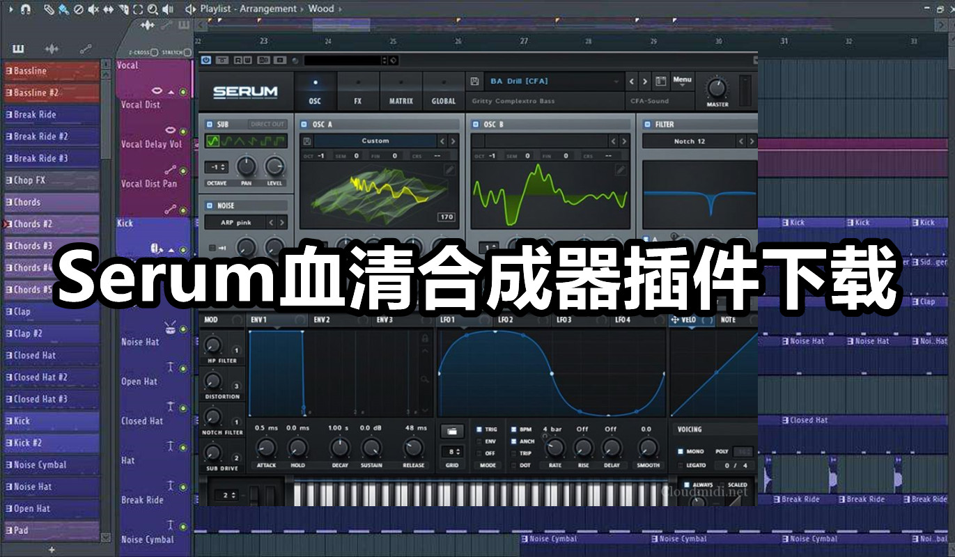 Serum血清合成器插件+大量音色库