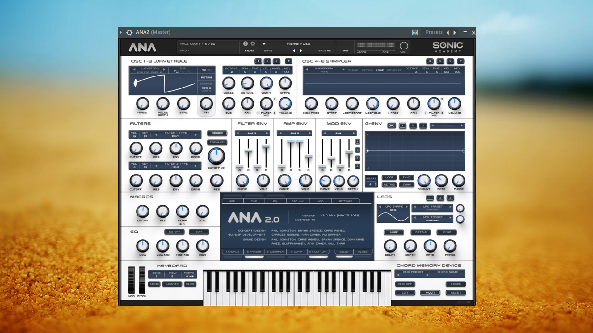 ANA2 合成器 Sonic Academy ANA2 插件最新版【Win Mac】