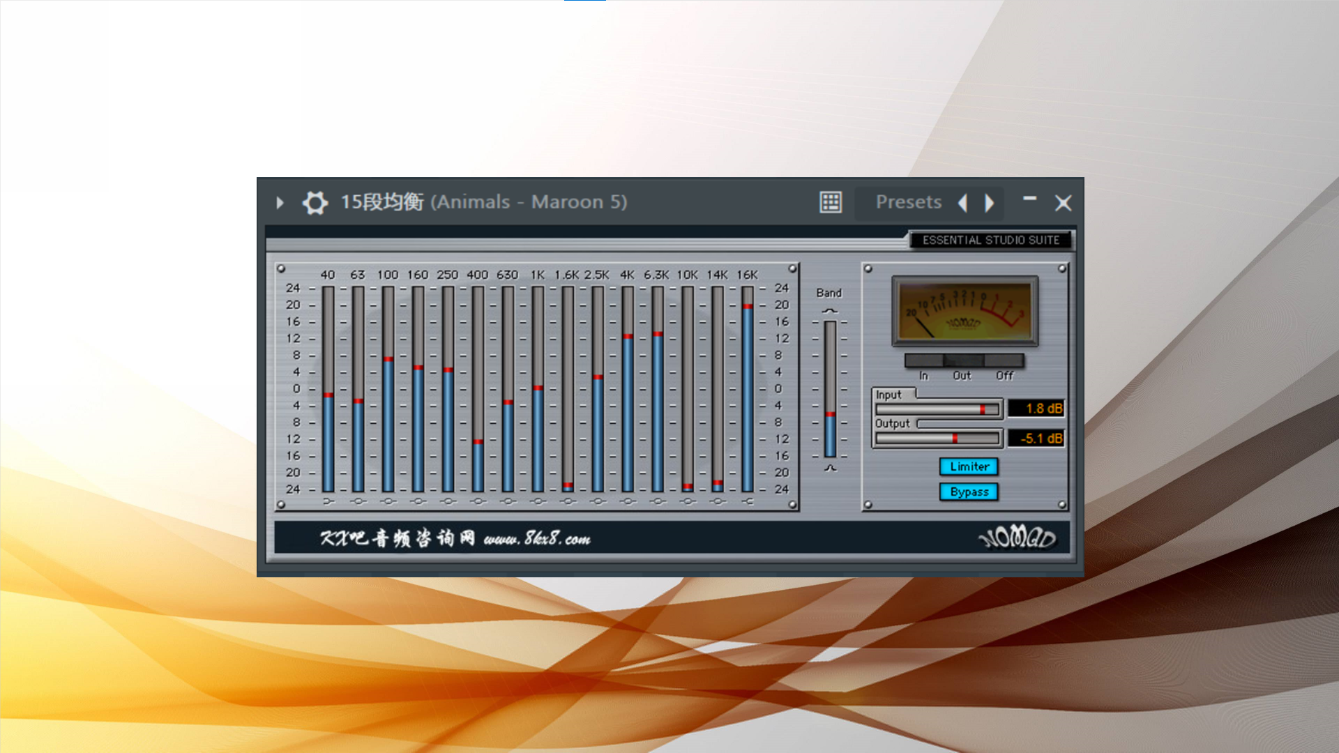 15段均衡效果器插件 – 15段均衡效果器插件  Win版