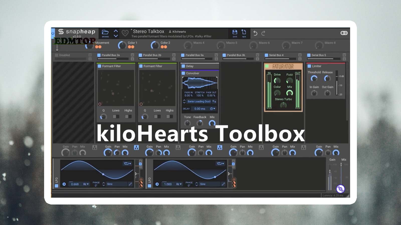 多功能调制效果器插件捆绑包kiloHearts Toolbox [Win\Mac]