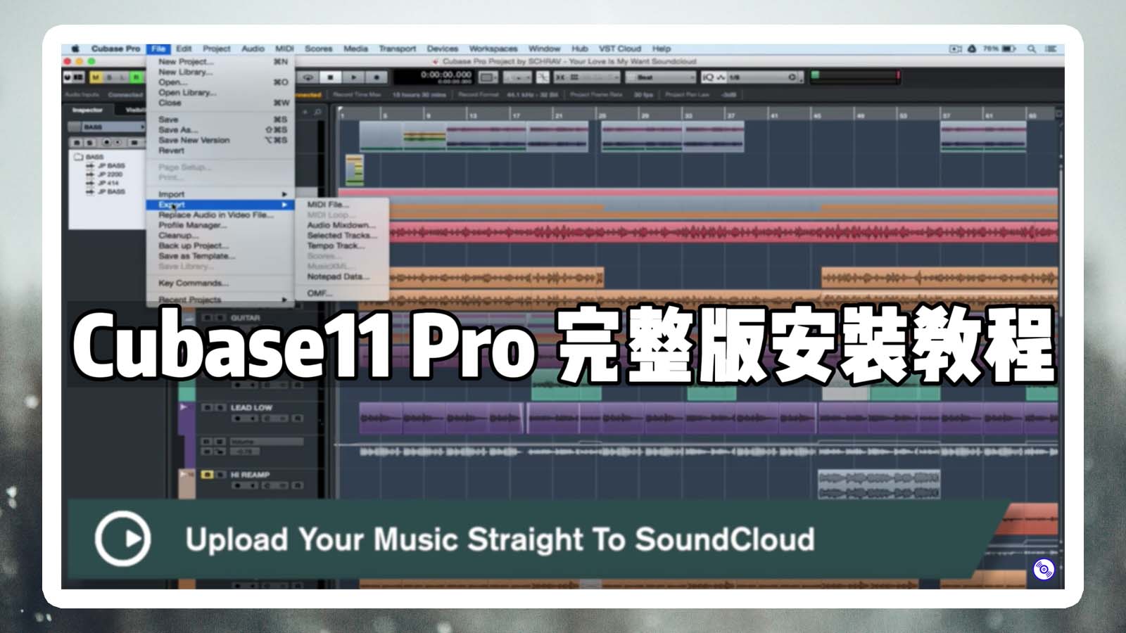 Cubase11 Pro 完整版 Windows 包含音色库插件  音乐制作编曲混音软件 Cubase11 Pro版