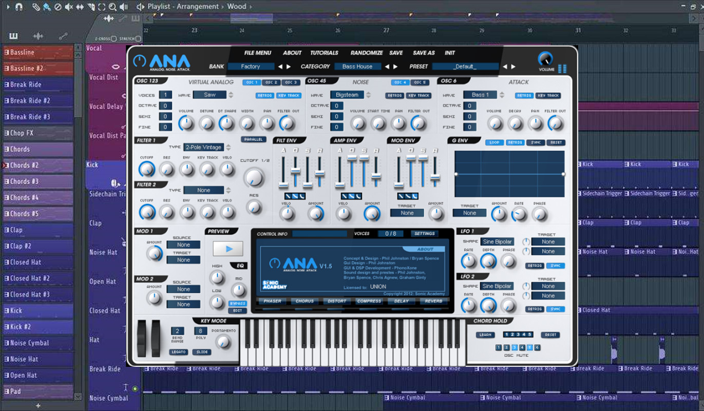 ANA合成器-制作人标准版-ANA音源 [Windows版]