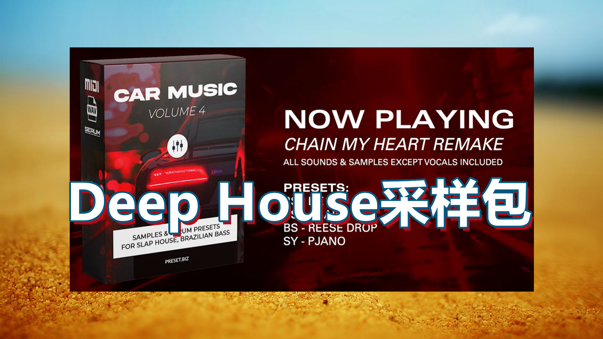 【Deep House】Deep House & Slap House 风格采样包