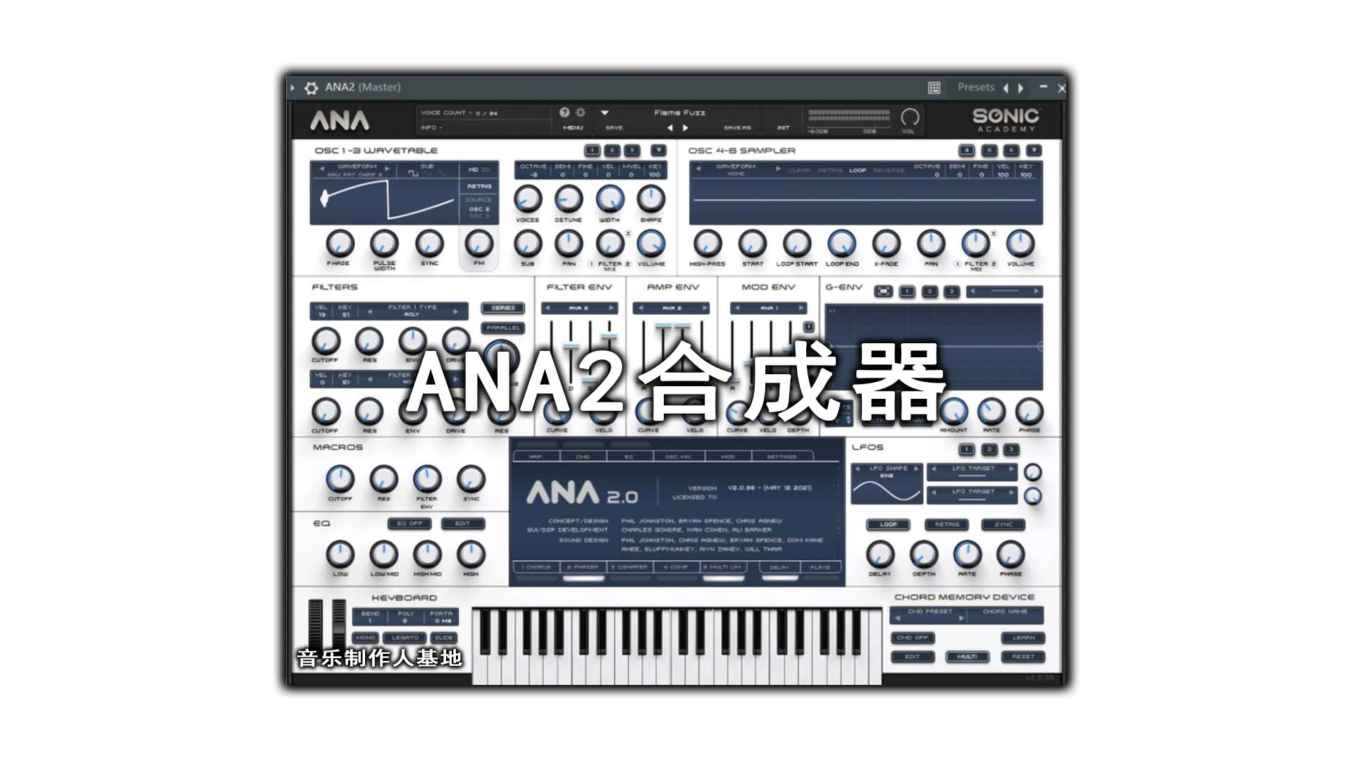 ANA 合成器2 支持Win系统