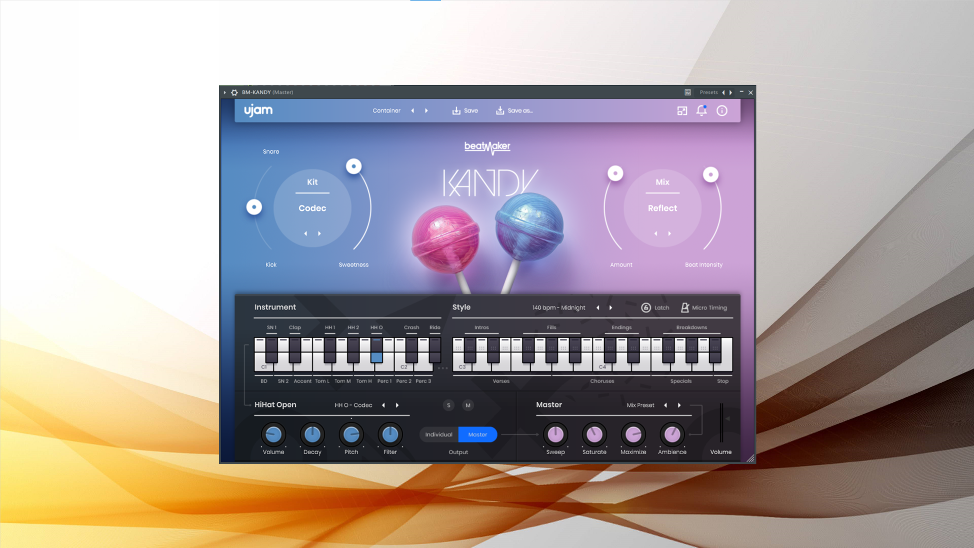 好莱坞级别 Ujam BeatMaker KANDY 插件 – Ujam BeatMaker KANDY 插件  Win\Mac