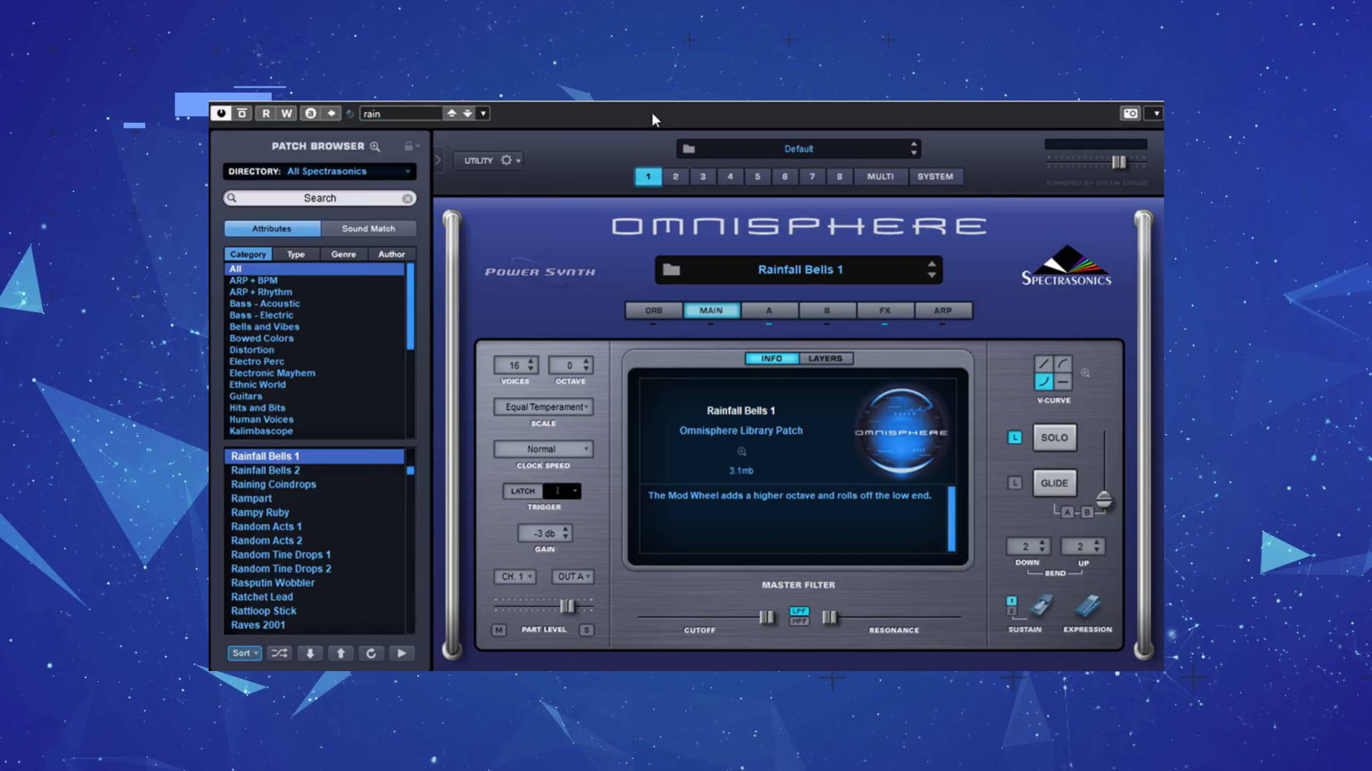 Omnisphere大气合成器 原厂音色库+大气合成器 (超全！！！)
