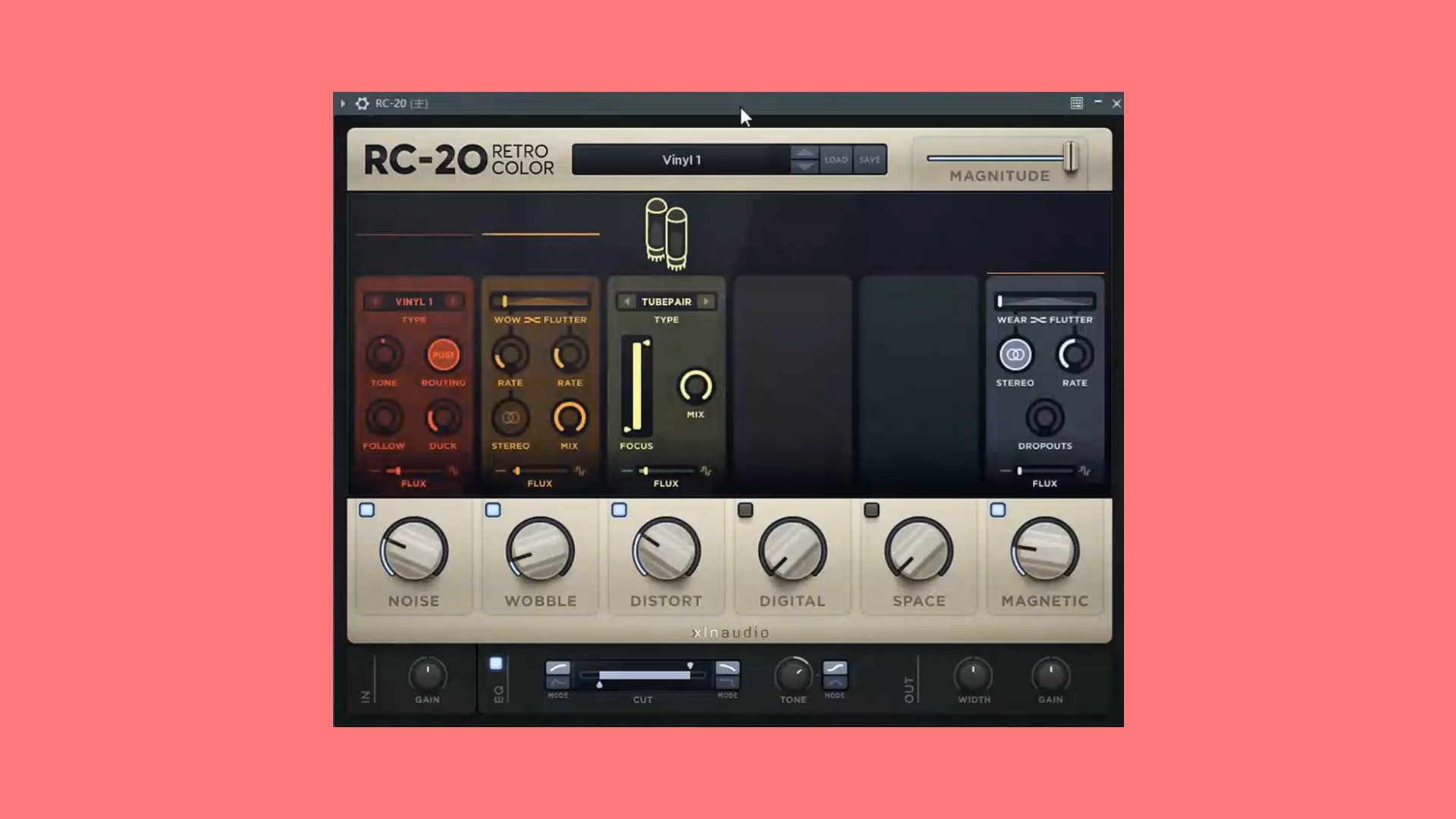 RC-20效果器插件 RC20 Retro Color 效果器
