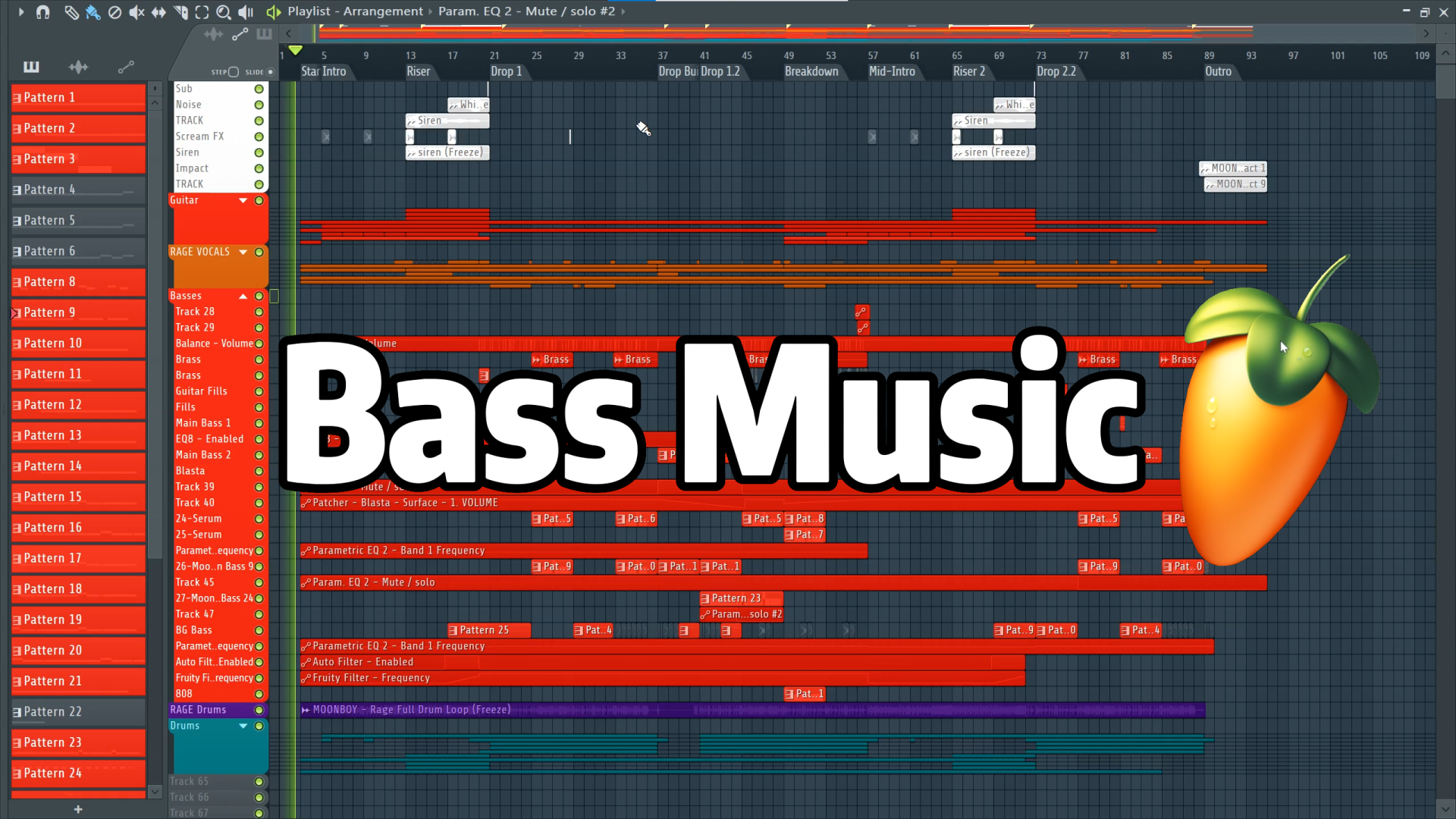 Bass Music FL Project File 贝斯音乐水果工程文件