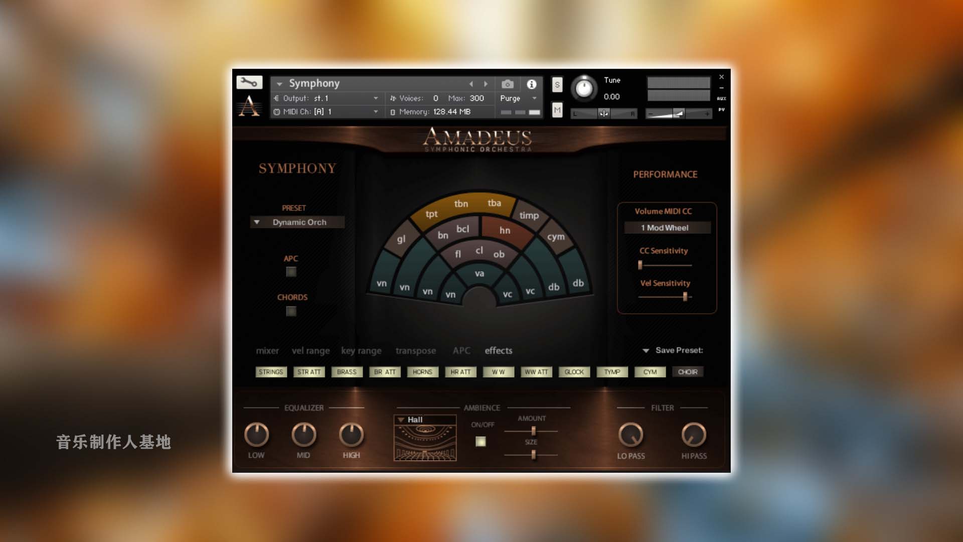 交响乐综合音源-Amadeus Symphonic Orchestra交响乐团音源