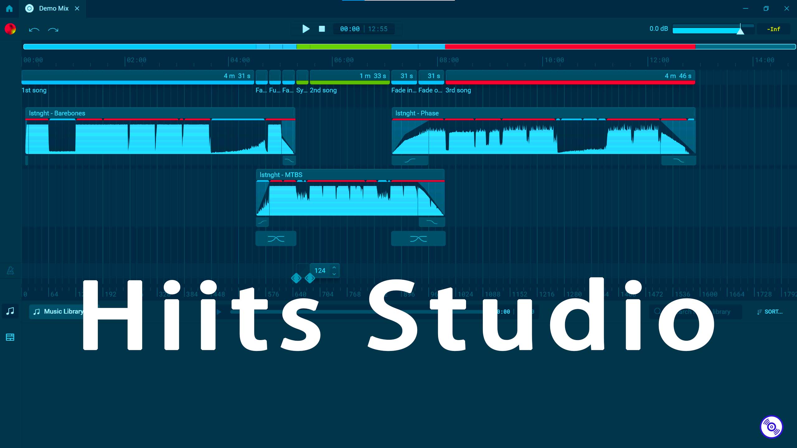 DJ软件 Hiits.Studio.v1.3.0.0.Windows 【DJ表演完美接歌编辑软件】
