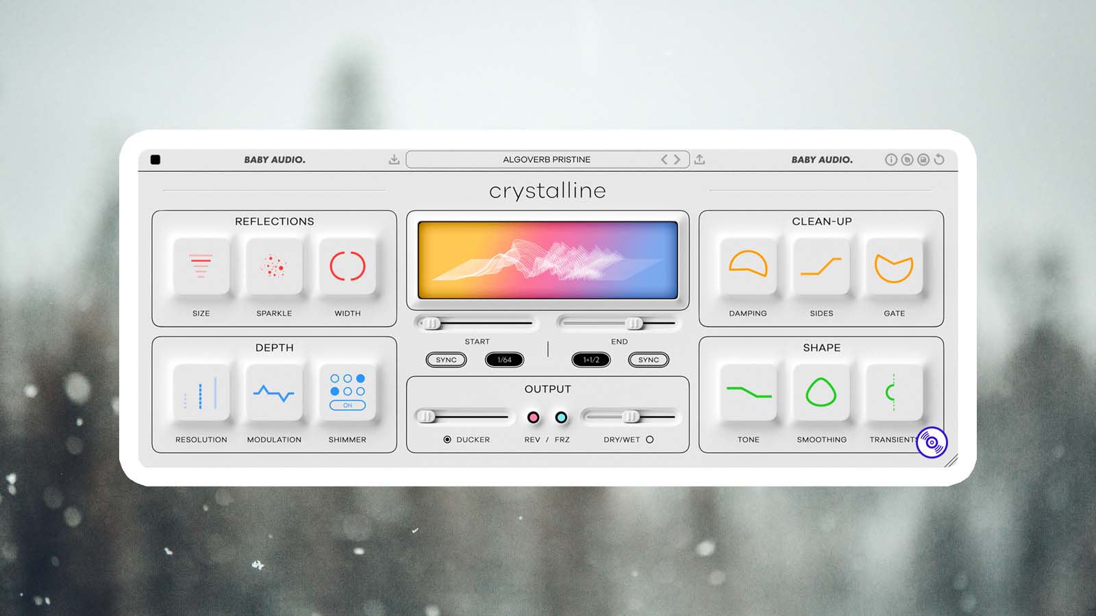 多精度专业混响插件下载！BABY Audio Crystalline v1.5(Win&Mac)