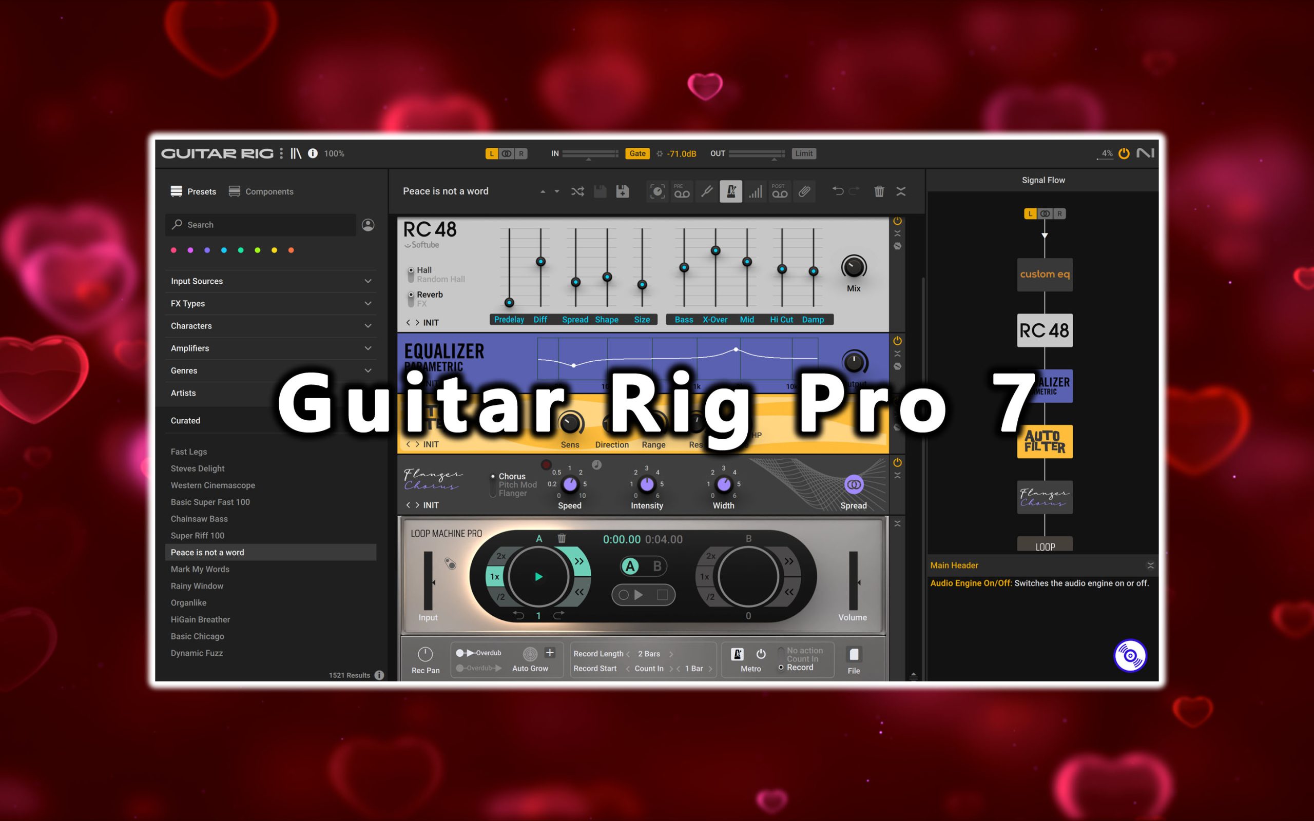 【吉他效果器】吉他录音必备效果器 Guitar Rig 7 最新版专业版 Windows-MacOS