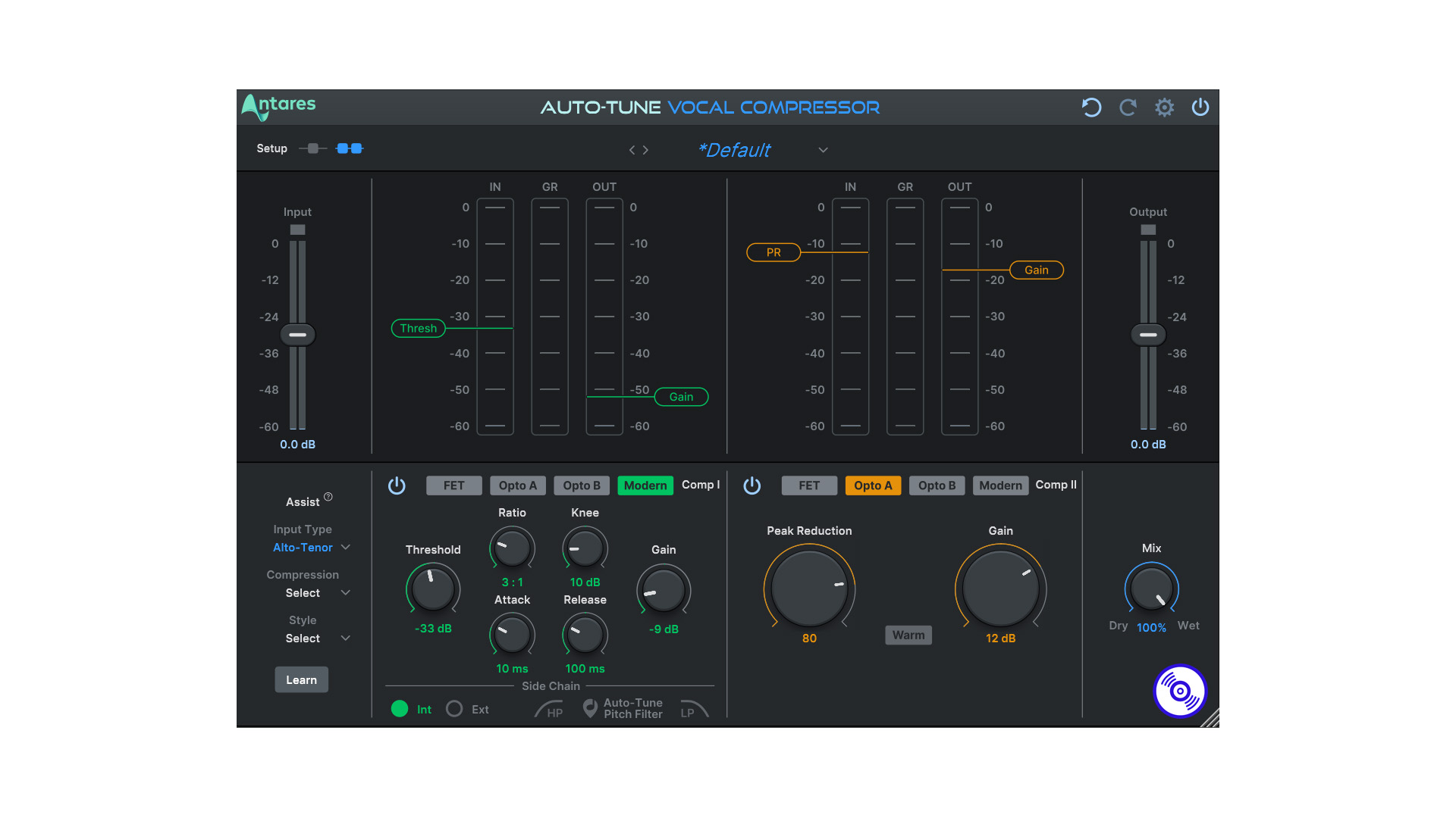 Auto-tune 效果器 Auto Tune Vocal Compressor